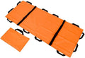 Portable Stretcher, 8 Handles Soft Folding First Aid Stretcher, Waterproof Soft Stretcher, for Hospital Sports Venues Ambulance, Medical Stretcher Disability,Orange