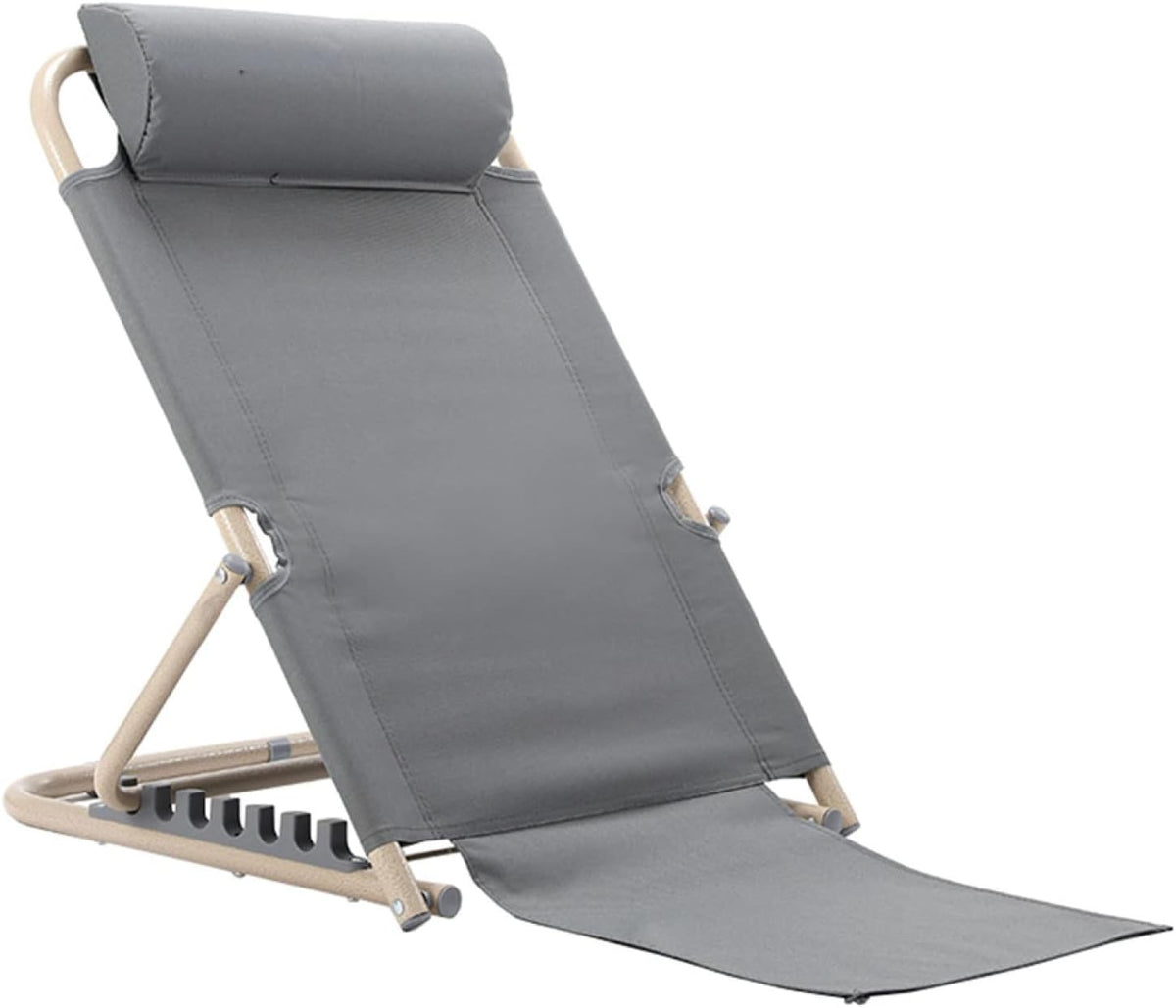 Waist Chair Nursing Chair Lazy Chair, Adjustable Back Rest,Multi-Position Back Rest Support Seat,Bed Back Rest Adjustable Angle, Mobility Disability Support Aid,Grey