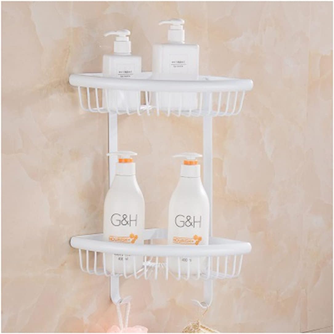 ZTBH Bathroom Hardware Sets Bathroom Accessories Set, Paper Holder, Towel Bar, Soap Basket, Towel Rack, Glass Shelf Bathroom Hardware Towel Set (Color : Corner Shelf)