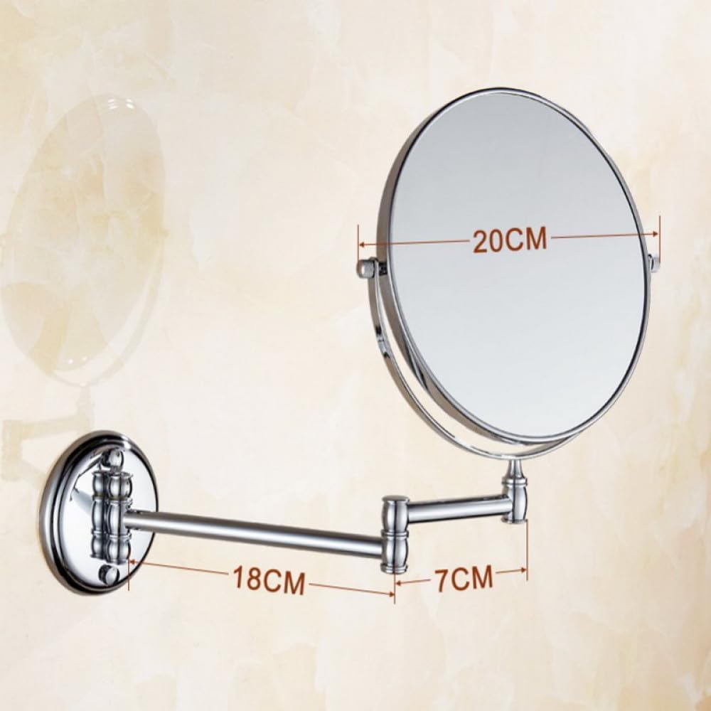Bathroom Hardware Set Chrome Polished Bath Rack Paper Holder Toothbrush Holder Towel Bar Coat Hook Bathroom Accessories,Mirror Makeup