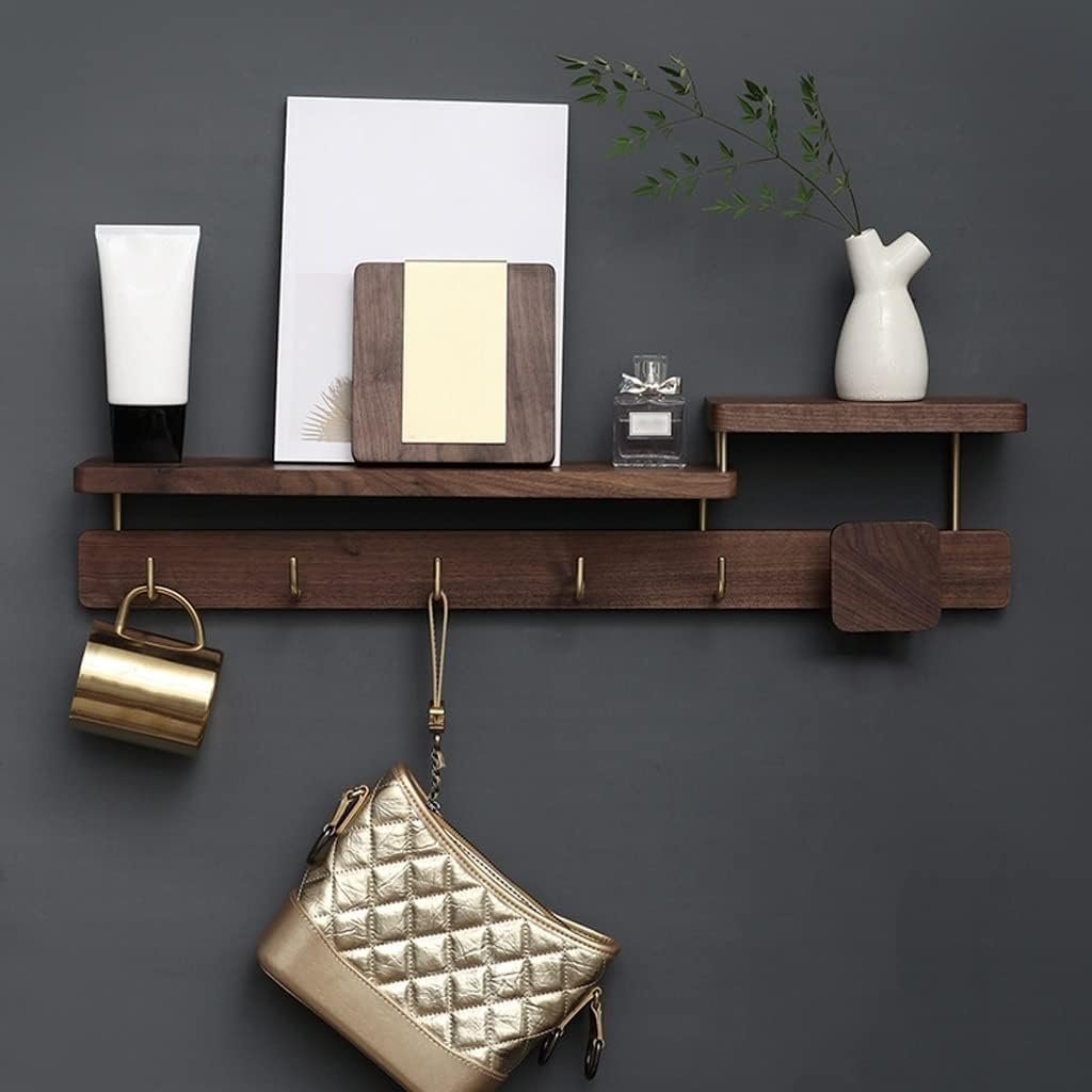 Coat Rack Wall Mount Wall-Mounted Coat Rack Hook Entryway Hooks Creative Key Coat Hook Hook Wall-Mounted Storage Rack Hat Racks for Baseball Caps Door Coat Hooks