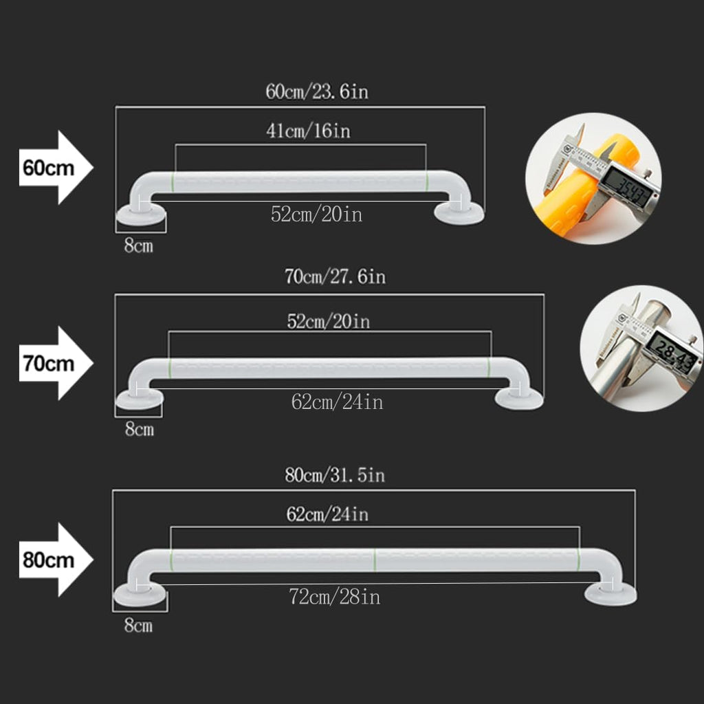 Bathroom Grab Rail 2 Pack Anti Grab Rail,Senior Assist Bath Handle Grab Bar Handle for Bathroom, and Disability Aids