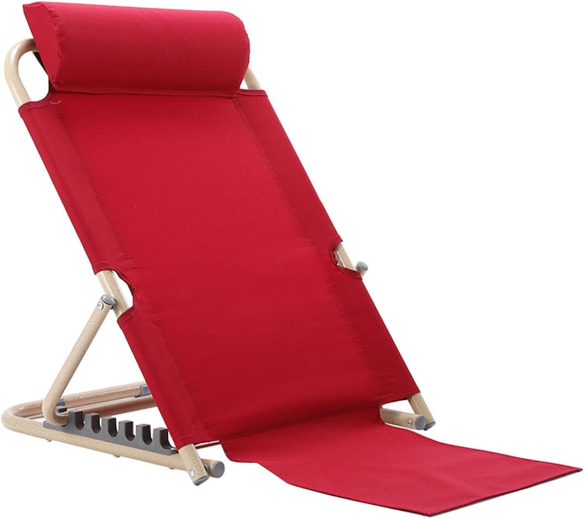 Multi-Position Back Rest Support Seat,Elderly Bed Care, Paralyzed Patient Beds, Backrest Cushion Chair,Bed Back Rest Adjustable Angle, Mobility Disability Support Aid,red