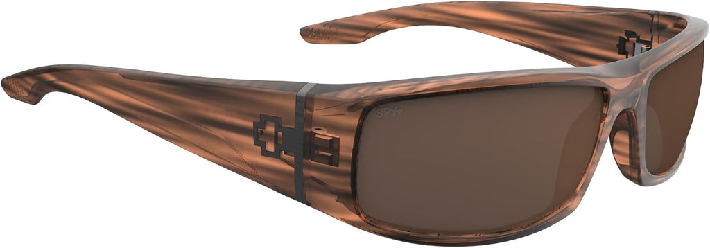 Spy+ - Cooper, Brown Stripe Tort, Happy Bronze, Medium, Sunglasses, Unisex, Adult
