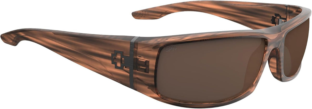 Spy+ - Cooper, Brown Stripe Tort, Happy Bronze, Medium, Sunglasses, Unisex, Adult