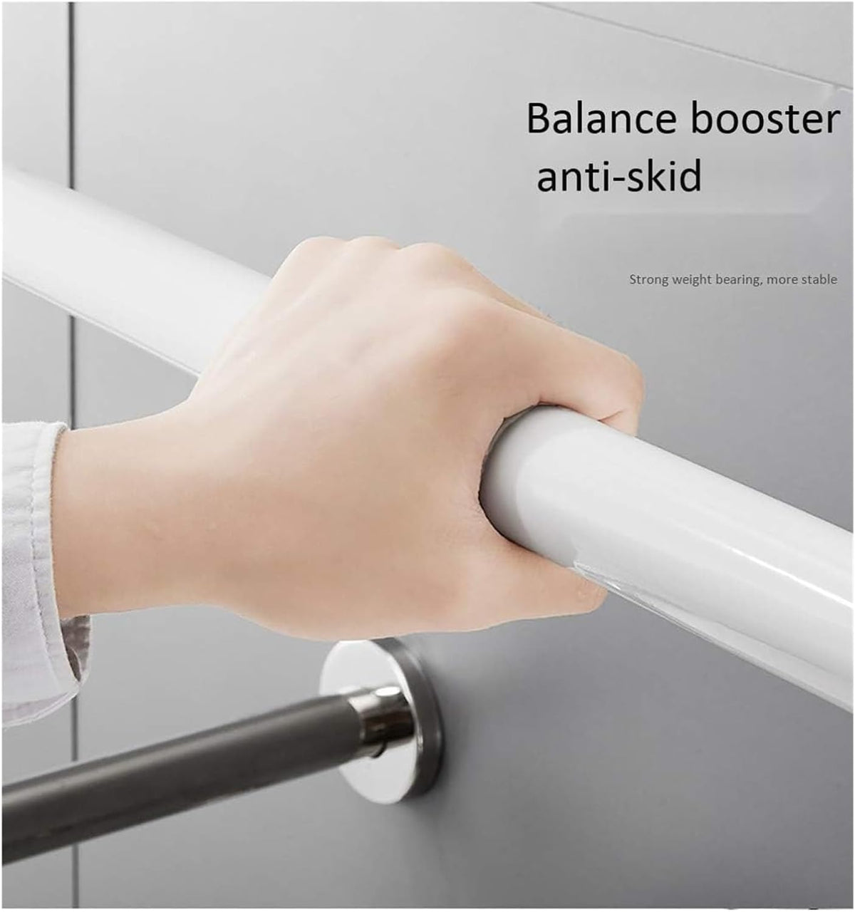 Grab Bar Bathroom Toilet Barrier Free Handrail Safety Rail Frame Shower for Disability Aid and Seniors