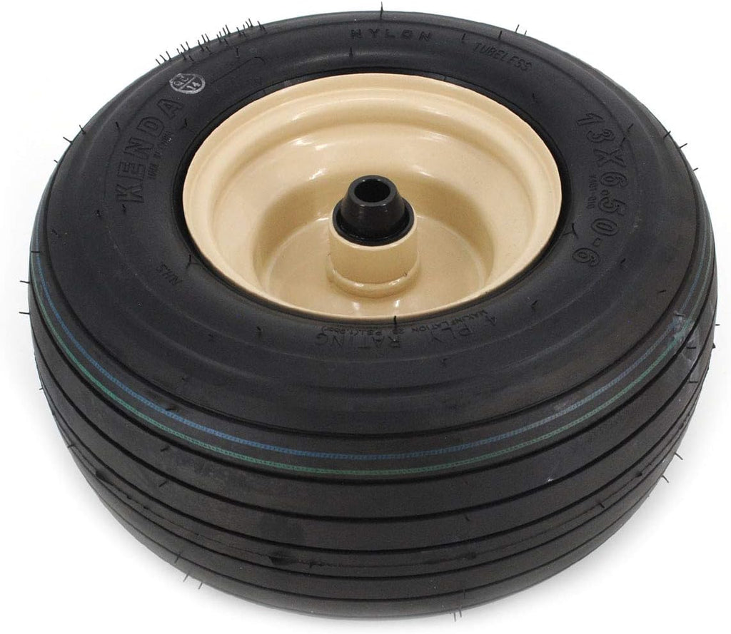 Grasshopper Mower Tire and Wheel Assembly with Bearings, Tires Used In The Rear Of Many Grasshopper FrontMount Models and In the Front of Many MidMount Models, OEM 603975