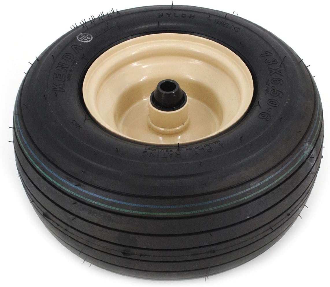 Grasshopper Mower Tire and Wheel Assembly with Bearings, Tires Used In The Rear Of Many Grasshopper FrontMount Models and In the Front of Many MidMount Models, OEM 603975