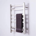Bathroom Wall Heater Electric Towel Warmer, 7 Bar Towel Dryer Wall-Mounted Bath Towel Heater - Stainless Steel,Open Line