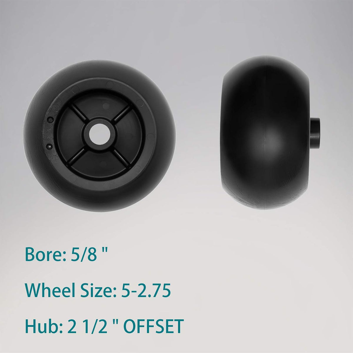 Mower Anti Scalp Deck Wheel Kit Set of 20 Compatible with Bad Boy 022-5234-98 Exmark 103-4051 103-7263 & Many Bore 5/8' Wheel Size