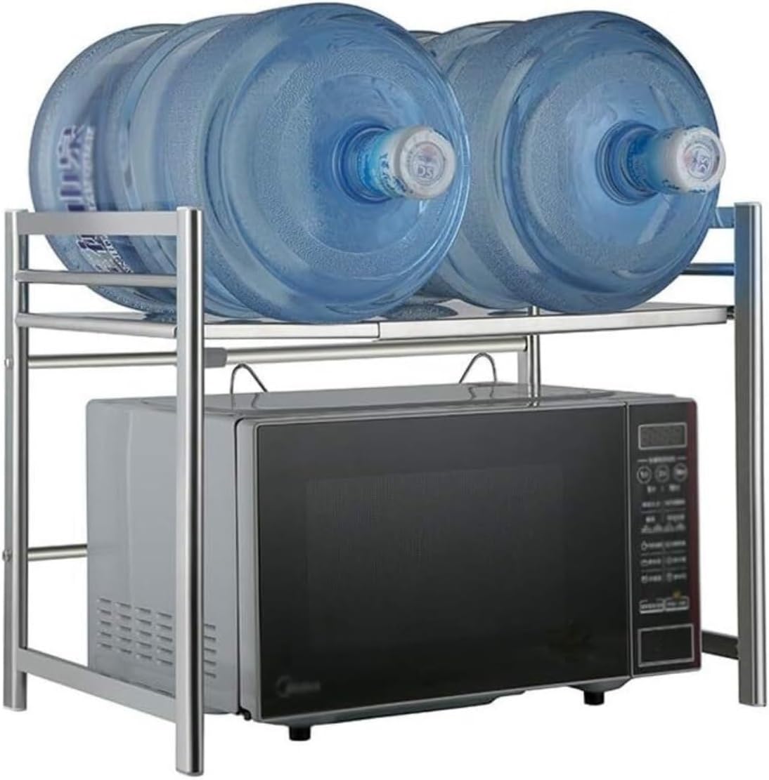 Microwave Stand Retractable Microwave Oven Rack 304 Stainless Steel Stand Kitchen Shelf Multipurpose Shelves Storage