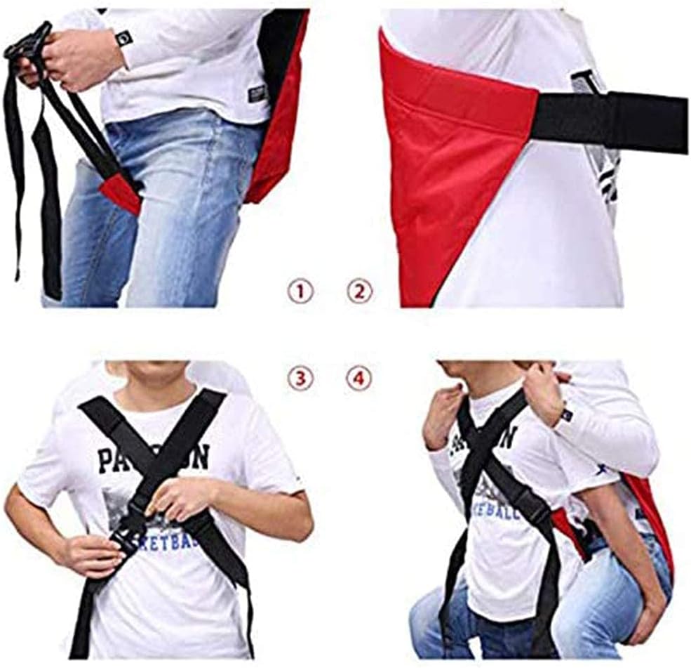 Patient Lift Sling Stair Slide Board Transfer Belt Emergency Evacuation Chair Up and Down The Stairs Disability Care Supplies Equipment Transferring to Wheelchair