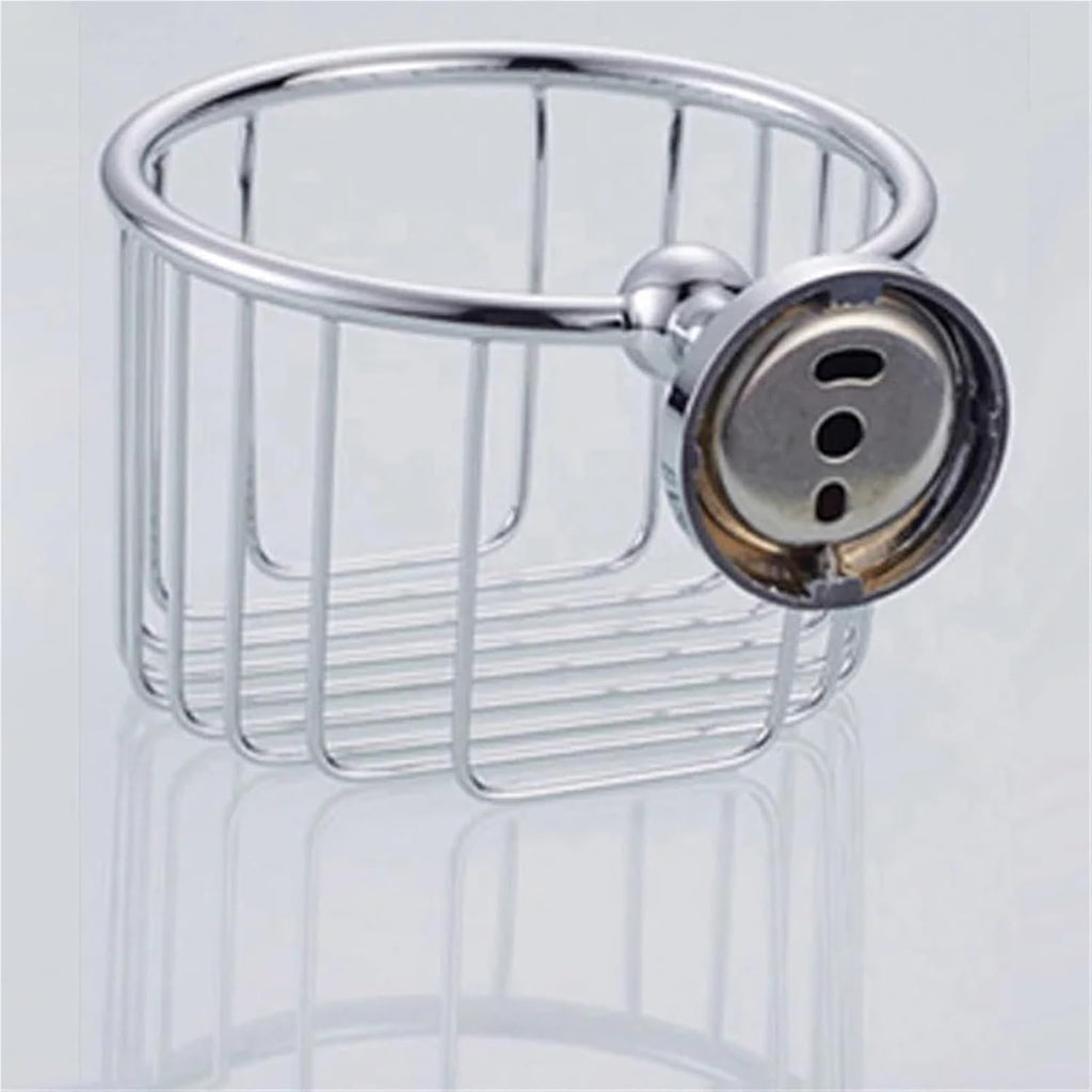 Polished Chrome Wall Mounted Bathroom Accessories Set Towel Bar Soap Dish Robe Hook Toilet Paper Holder Toothbrush(Single Towel Bar)
