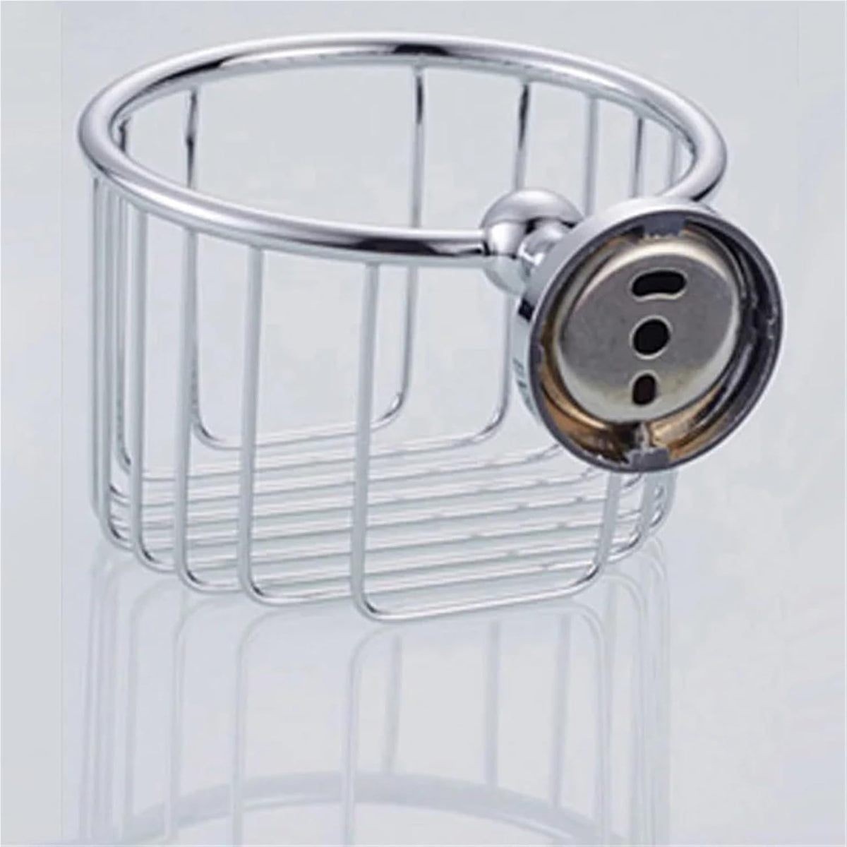 Polished Chrome Wall Mounted Bathroom Accessories Set Towel Bar Soap Dish Robe Hook Toilet Paper Holder Toothbrush(Single Towel Bar)