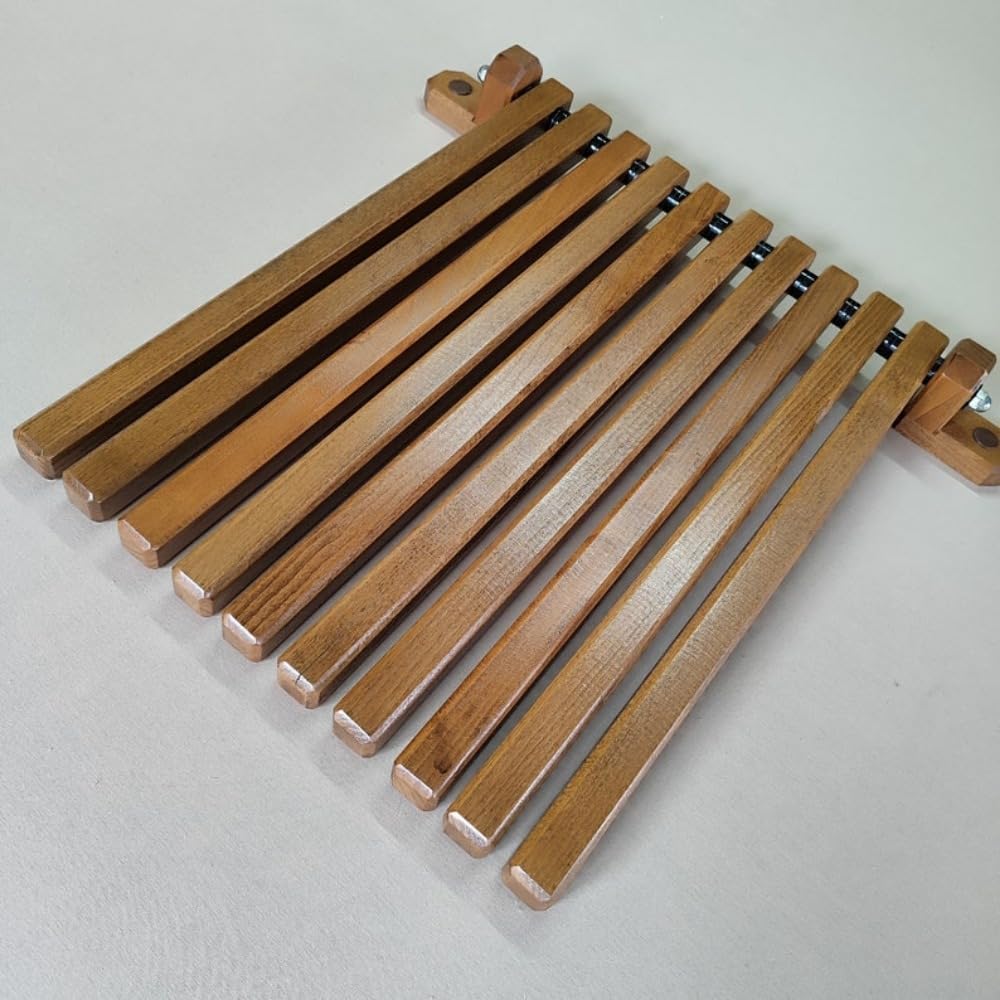 Wood Swivel Towel Bar - Wall-Mounted Folding Drying Rack, 15'x6'x2', B-Walnut Finish, Perfect for Laundry Room, Holds Up to 6 Towels, Space-Saving & Stylish Design