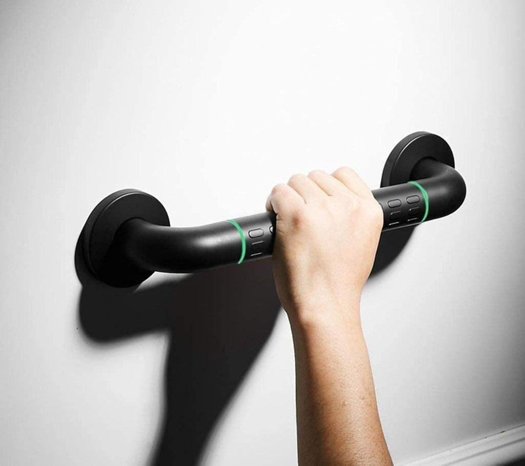 Grab Bars Bathroom Grab Rails Hand Rail Disability Aids Grab Handrail Toilet Bathtub Grab Bar Shower Handle Safety Armrest Grip-Black-48cm(48cm)