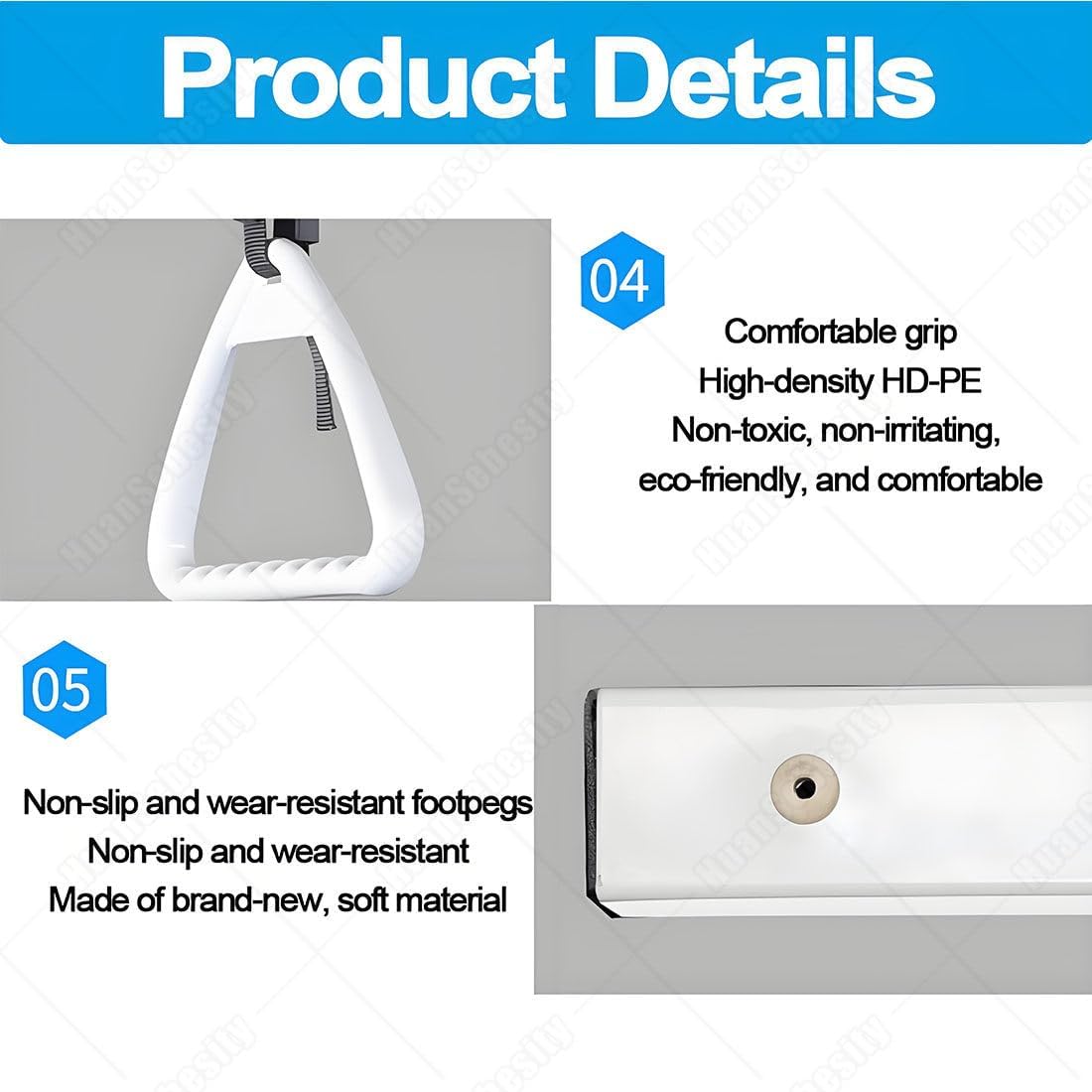 Bed Mobility Aids Bedside for Elderly Disabled Pull up Assist Handles Get up Bariatric Handicap Rail Disability Adaptive Living Bed Sit Assistance Bed Helper
