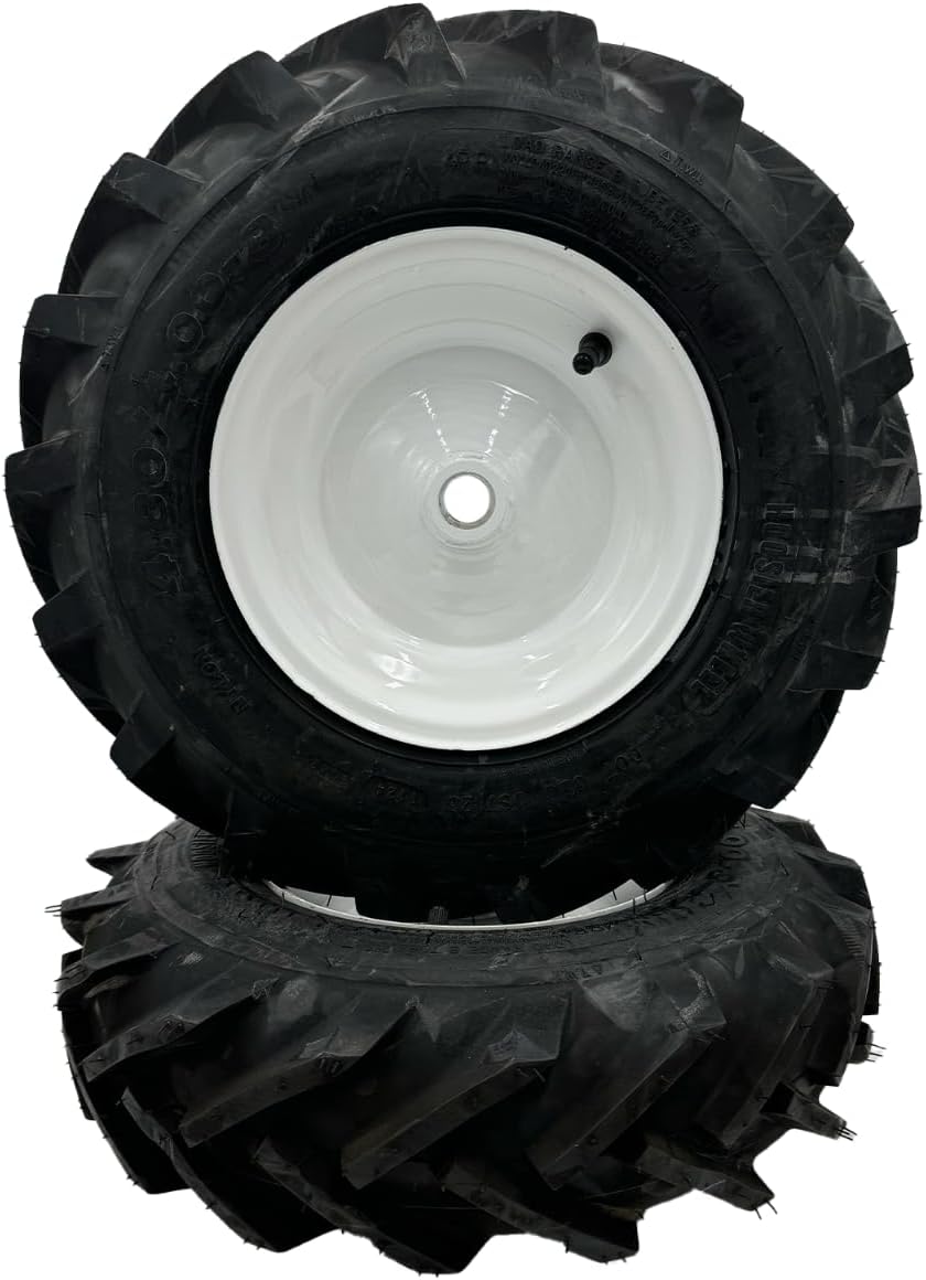4.80x4-8 Tiller Wheel Set - Left & Right - 1' Axle