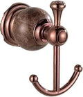 Brass and Jade Rose Gold Bathroom Accessories,Paper Holder,Towel Bar,Soap Basket,Towel Rack,Hook Bathroom Hardware(Robe Hook)