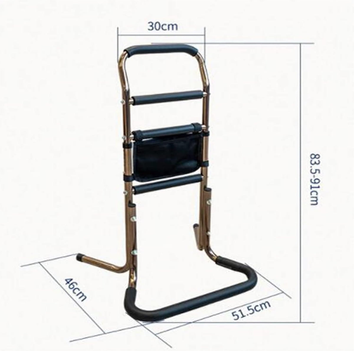 Chair Stand Assist for Elderly - Stand Up Assist Device for Seniors with Grab Bar, Portable Mobility Aid for Bed, Sofa, Chair & Toilet Sitting Support, Daily Living Aid for Adults
