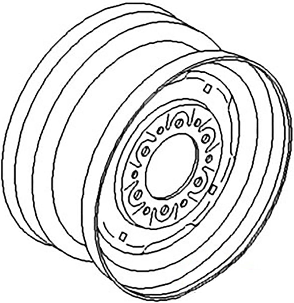 98A1566 New 15' Front Wheel Rim Fits John Deere 1010 1020 1520 2010 2020 2030 +