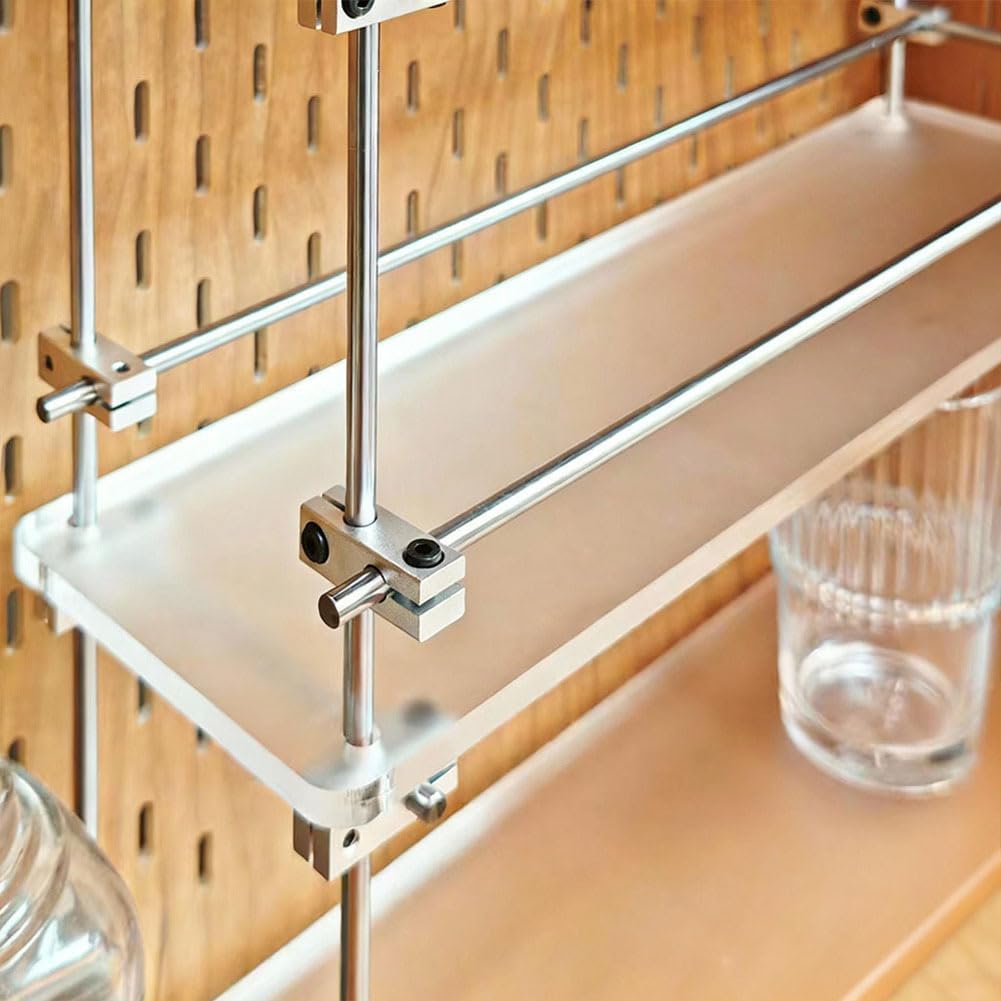 Three-Tier Coffee Cup Countertop Storage Rack, Modern Acrylic Kitchen Countertop Organizer, Vanity And Cosmetic Storage Rack, Bathroom Storage And Organizing Rack