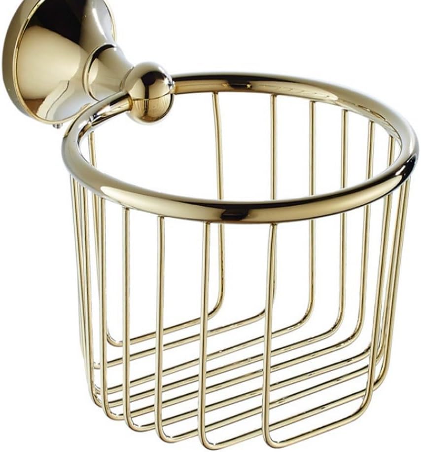 Full Copper Towel Rack Kit European Gold Bath Towel Holder Bathroom Towel Bar Shelving Hardware Bathroom Set,Paper Towel basket20