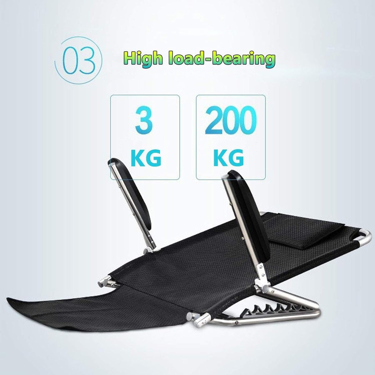 Back Rest Bed Support，Adjustable Padded Portable Adjustable Sit-up Back Rest Breathable Fabric Disability Backrest Bed Support with Humanized Armrest for Neck Head and Lumbar Support for Bed(#1)