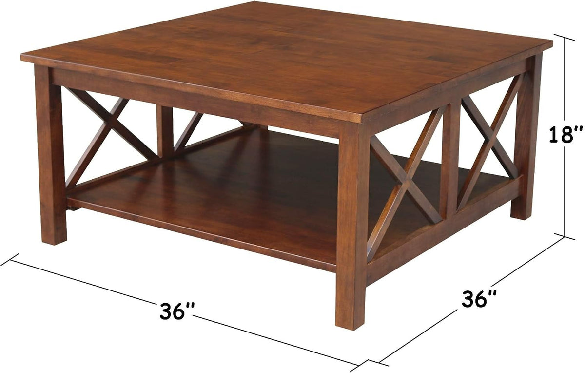 IC INTERNATIONAL CONCEPTS Hampton Square Coffee Table