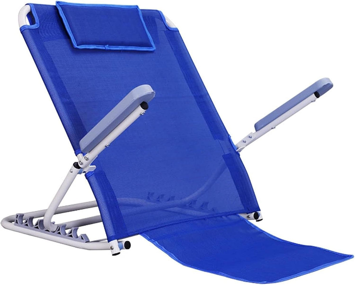 Back Rest Bed Support，Adjustable Padded Professional Disability Back Rest Bed Support 6 Position Adjustable Head And Lumbar Support Bed Backrest for Travel Read Eat Watch TV for Bay Window Reading Wat