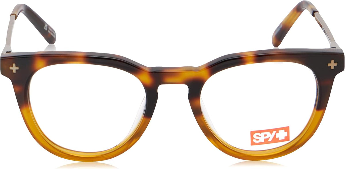 SPY Kaden Fusion 50 Honey Tort Fade Brushed Black