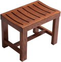 Shower Stool Bathroom Seats Shower Square Stool for Seniors Pedal Foot Waterproof Non Slip Lightweight Small Bench Disability Aid Size 42X28X43Cm