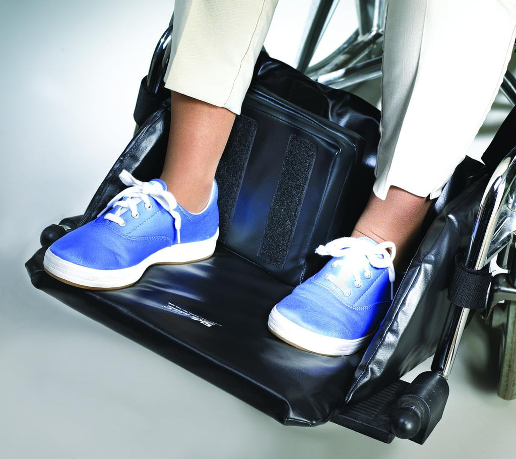 Skil-Care Gait Belt with Handles + Comfort Foot Cradle, Elderly Transfer Aid and Footrest Support Bundle, Physical Therapy and Mobility Equipment for Wheelchairs, Models 252220 & 703410