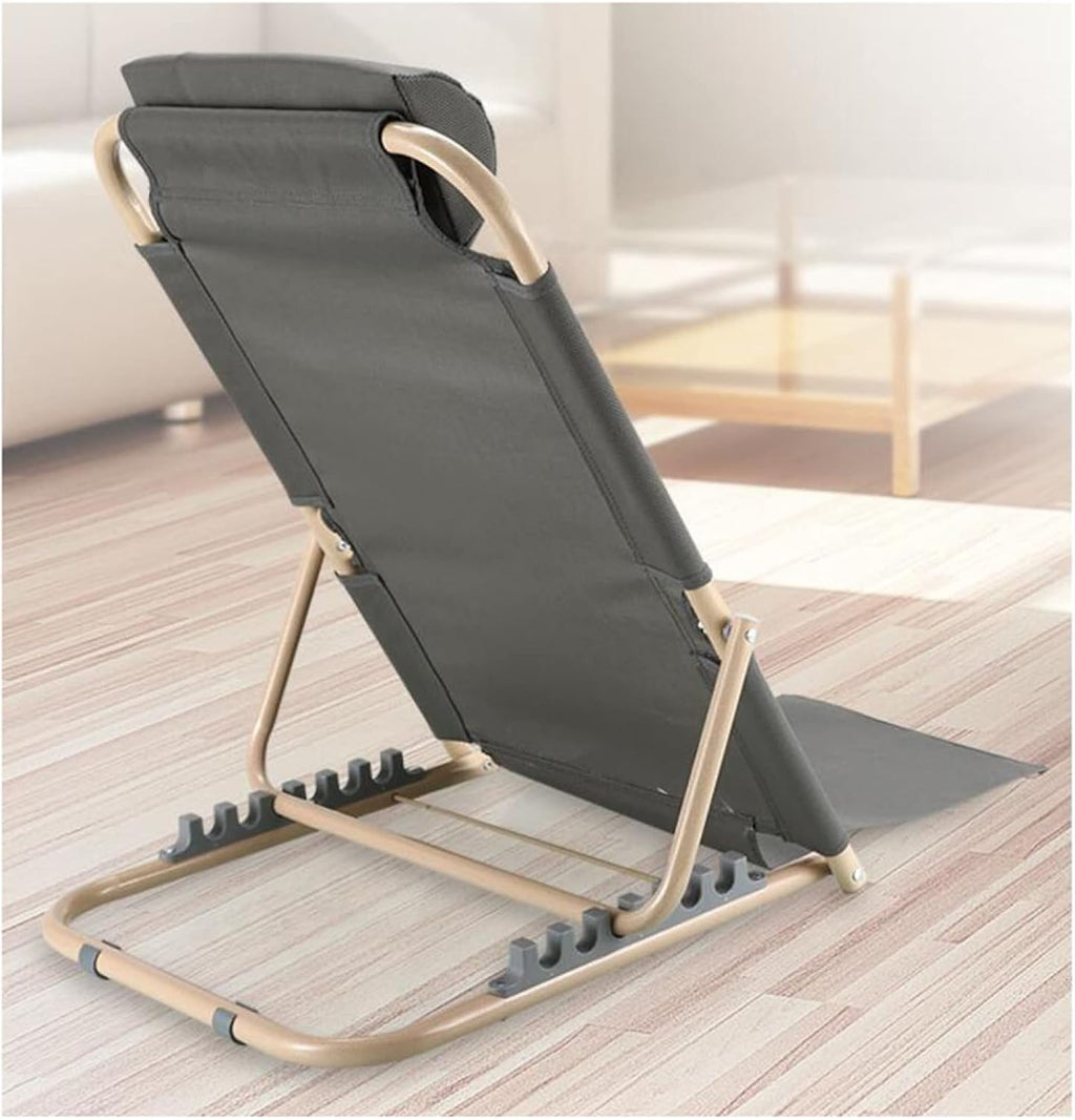 Multi-Position Back Rest Support Seat,Elderly Bed Care, Paralyzed Patient Beds, Backrest Cushion Chair,Bed Back Rest Adjustable Angle, Mobility Disability Support Aid,Grey
