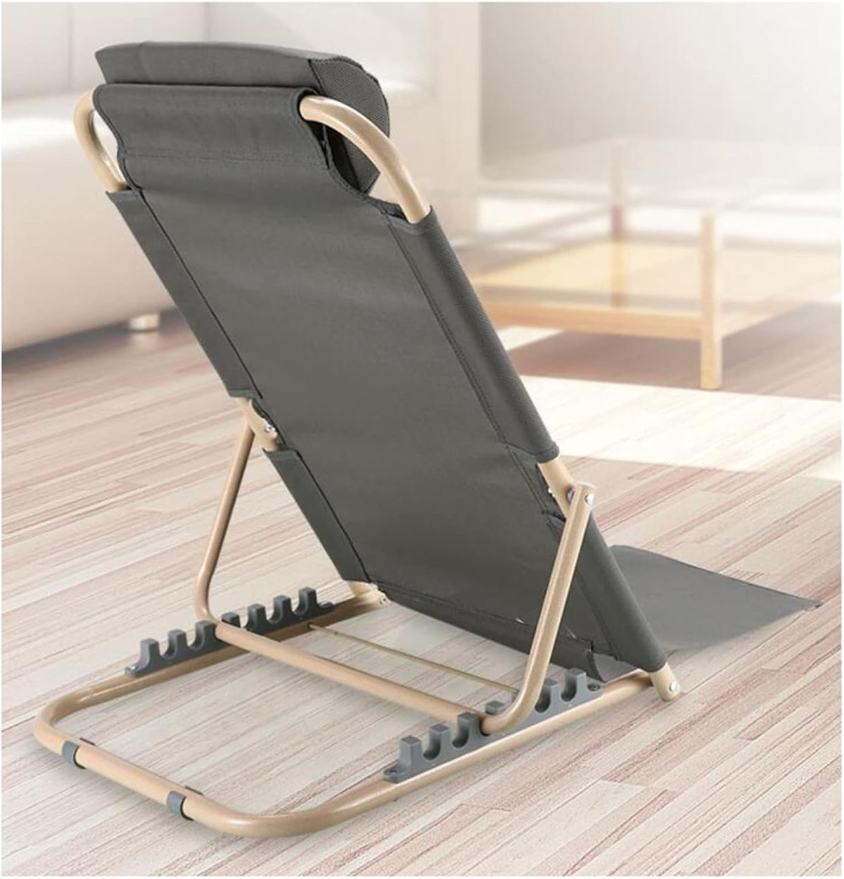 Multi-Position Back Rest Support Seat,Elderly Bed Care, Paralyzed Patient Beds, Backrest Cushion Chair,Bed Back Rest Adjustable Angle, Mobility Disability Support Aid,Grey