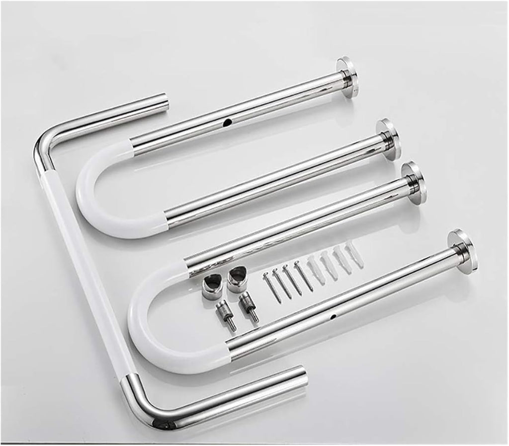 Bathtubs Grab Bar Bathroom Toilet Barrier Free Handrail Safety Rail Frame Shower for Disability Aid and Seniors