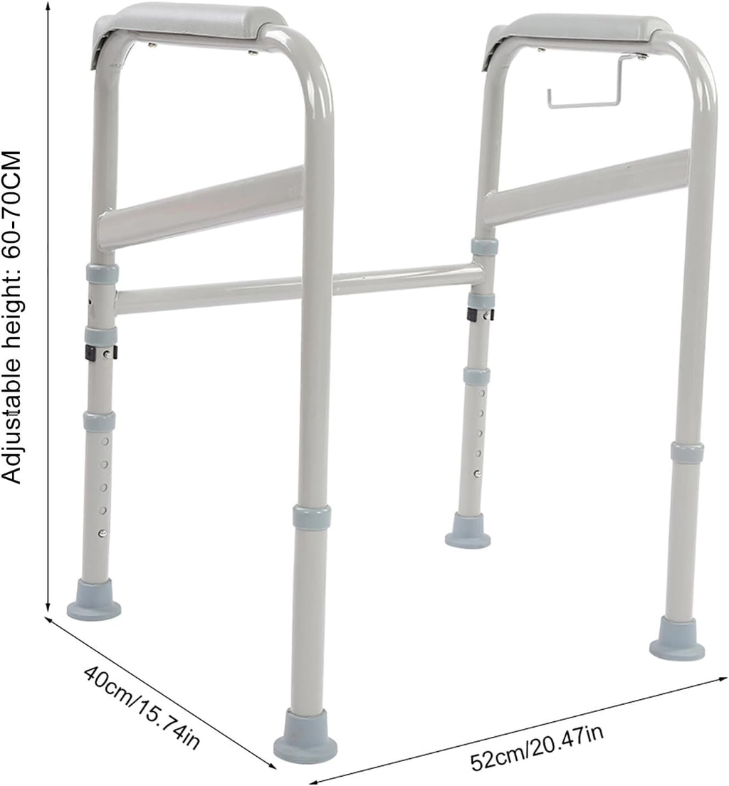 Hand Rail Disabled G Aid Disability Support Toilet Bar Bath Bathroom with Textured Armrests and Highquality Nonslip Leg Covers Hand HandicapHand RailDisabled Grab Hand