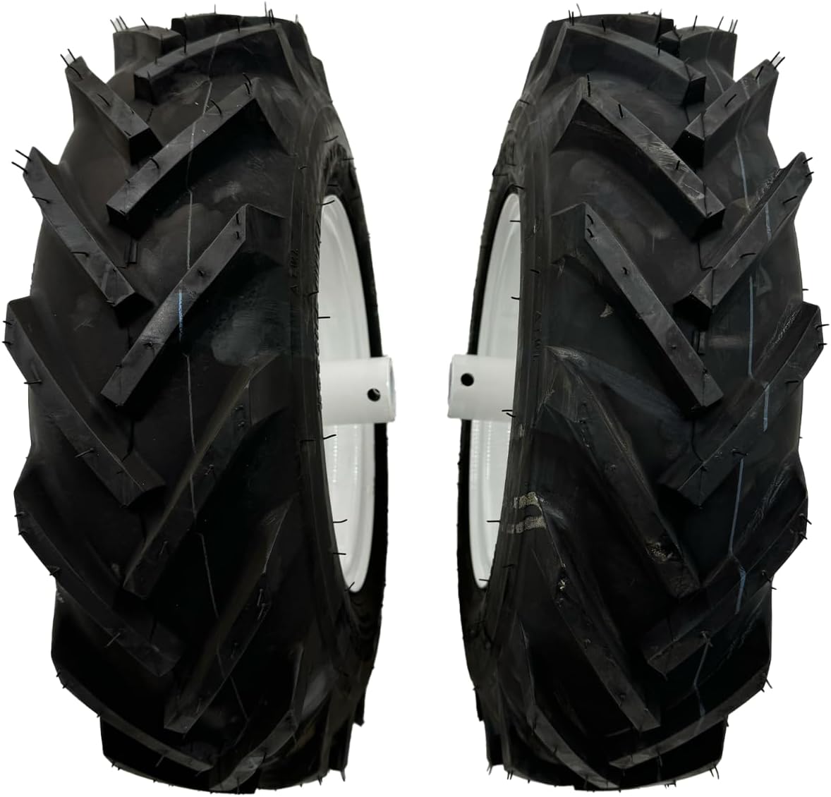 4.80x4-8 Tiller Wheel Set - Left & Right - 1' Axle