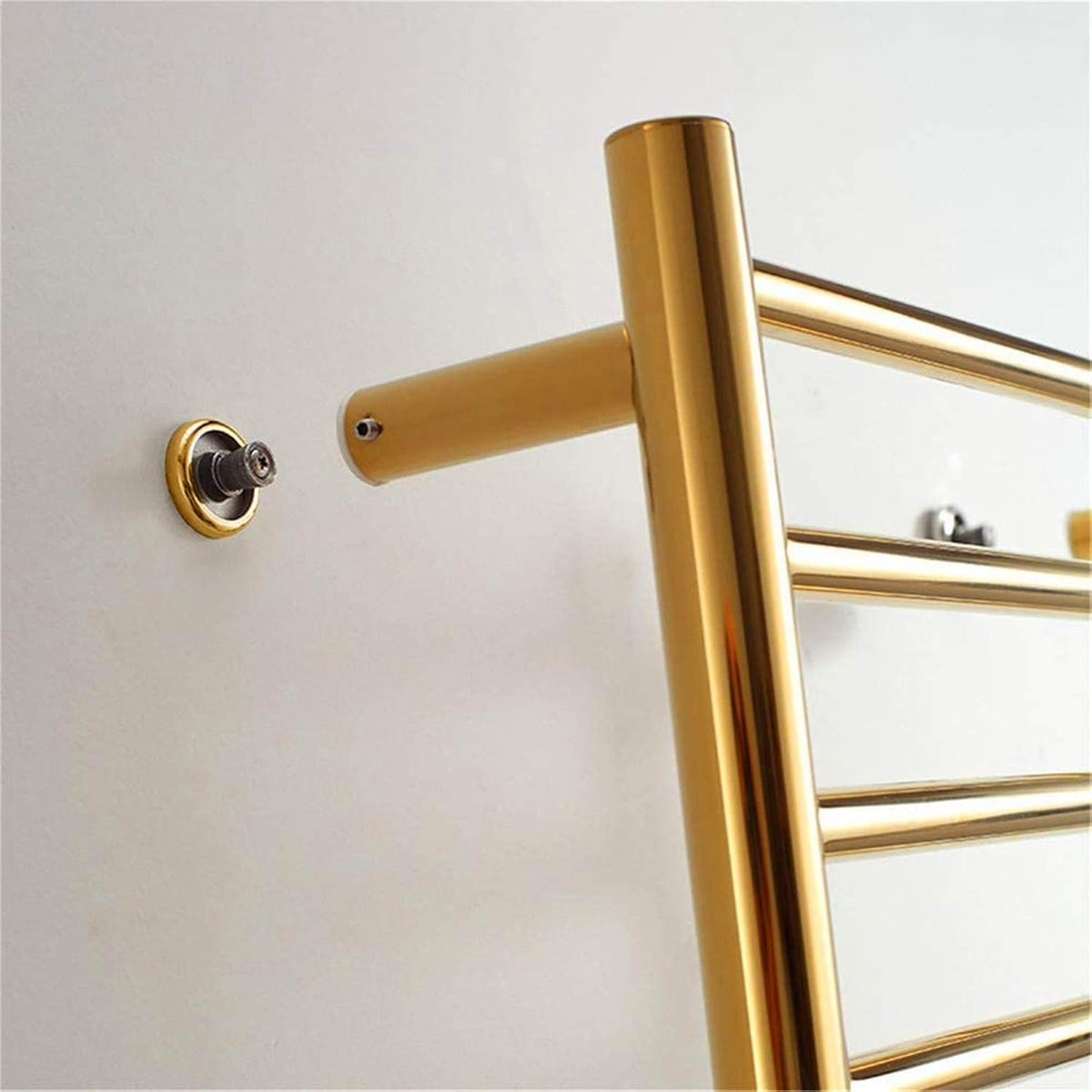 Towel Warmer,Electric Towel Drying Rack,Wall Mounted Towel Warmer Electric Heated Towel Bars for Bathroom Stainless Steel 4 Bars,Bath Towel Dryer