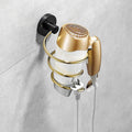 Bathroom Shelves Light Luxury Bathroom Towel Rack, Toilet Paper Holder, Towel Holder Towel Bar and Coat Hook, Bath Hardware Set(Tissue Holder) (Hair Dryer Holder)
