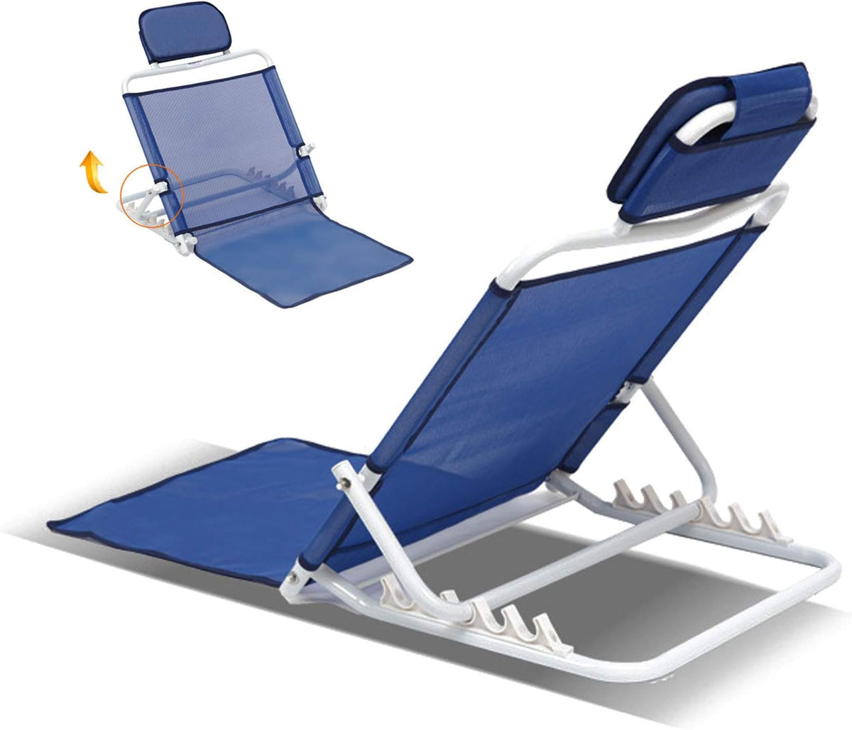 Adjustable Padded Heavy Duty Bed Backrest Reading Pillow Reclining Lumbar Support Disability Aid Breathable Fabric Sit-Up Back Rest for Bedridden Elderly for Bed