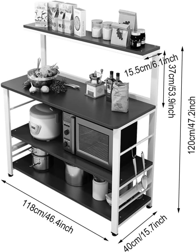 Microwave Stand Kitchen Shelf Utility Storage Spice Rack Microwave Oven Stand Storage