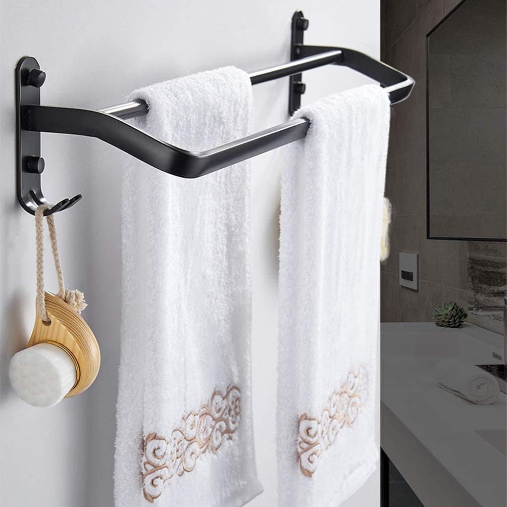Bath Towel Bars Holder Multifunction Kitchen Cabinet Door Drawer Hanging Rack Stainless Steel Bathroom Bar