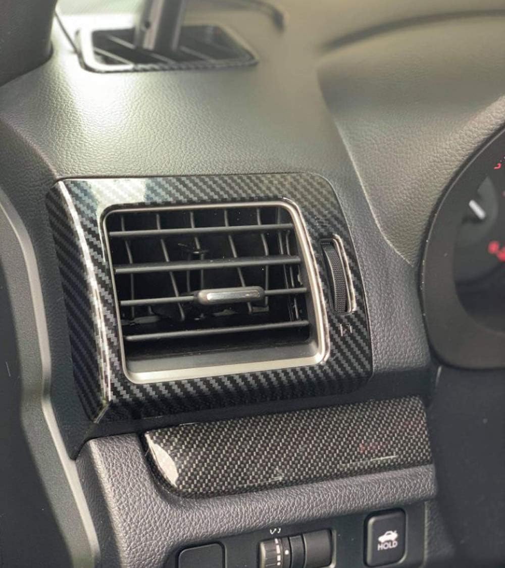 HIGH FLYING for Subaru WRX STi 2016-2019 2020 2021 Car Accessories Carbon Fiber Grain Cover Trim Full Kit ABS 26pcs (NOT Fit 2015 Model)