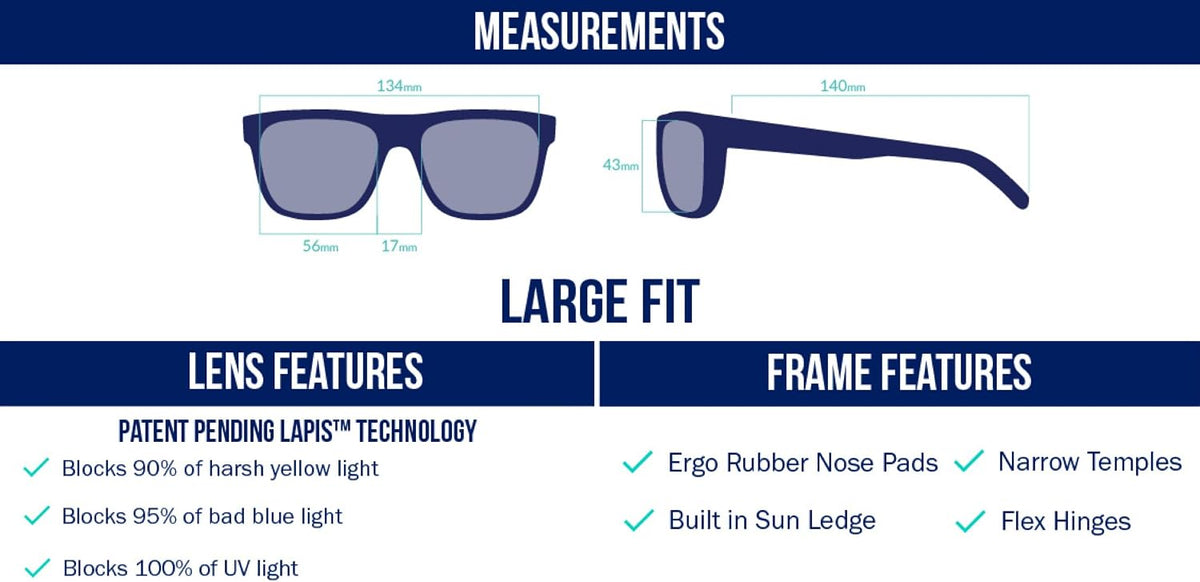 Bajío Hopedale Polarized Sunglasses – Medium Wrap – Large Fit