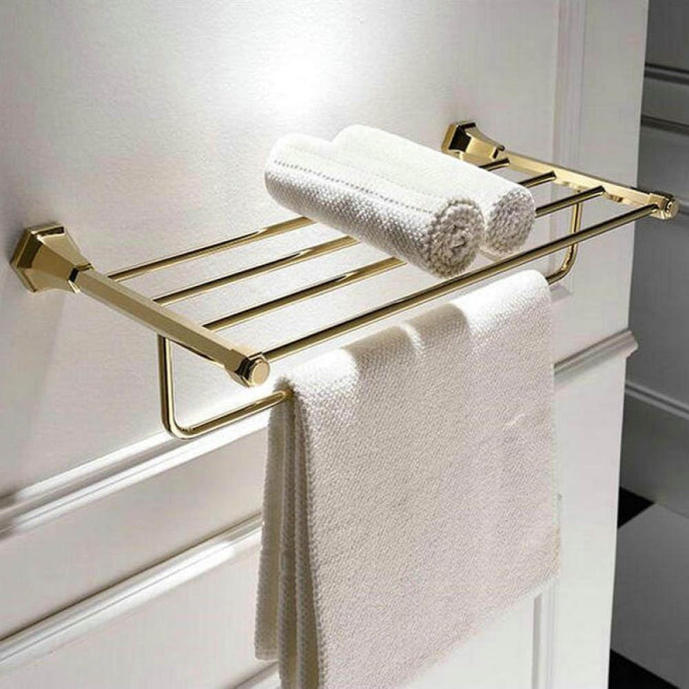 Solid Brass Golden Geometric Bathroom Hardware Set Bath Towel Shelf Toilet Brush Soap Dispenser Towel Bar,Bath Towl Shelf