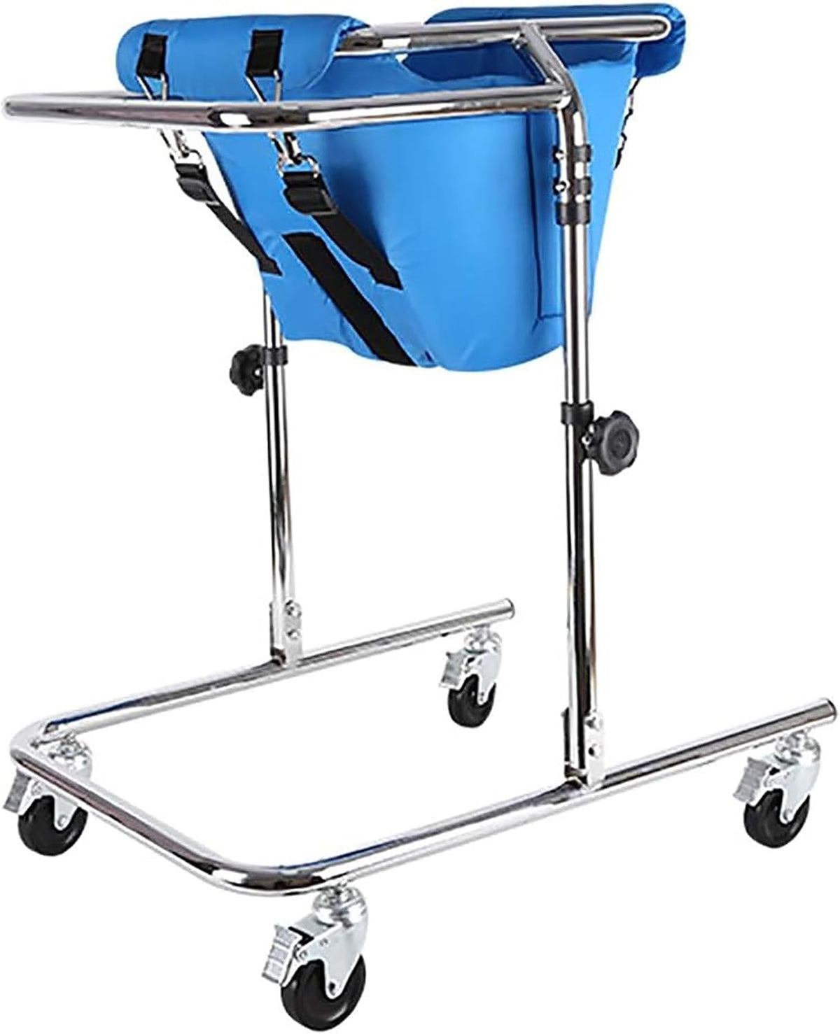 Folding Rollator Portable Stand Upright Walker, Disabled Children Cerebral Palsy Disabled Kids Walker, Equipment Rehabilitation Standing Walking Aid for Lower Limb Training a
