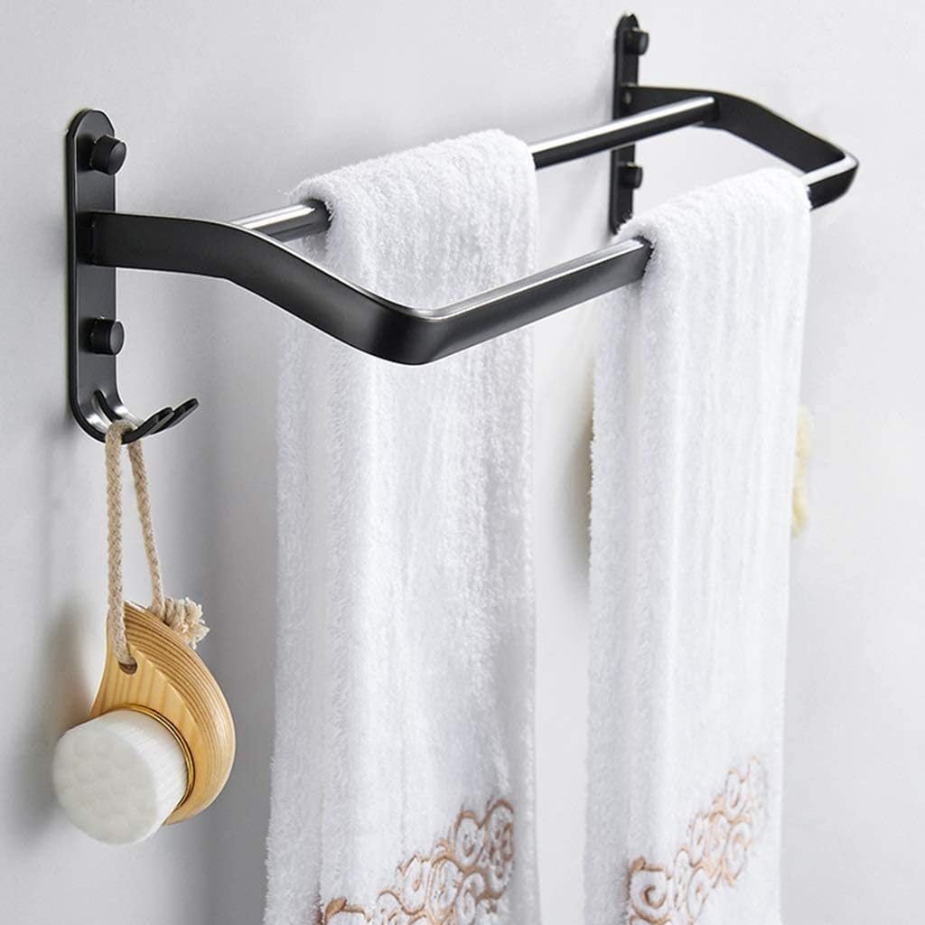 Bath Towel Bars Holder Multifunction Kitchen Cabinet Door Drawer Hanging Rack Stainless Steel Bathroom Bar
