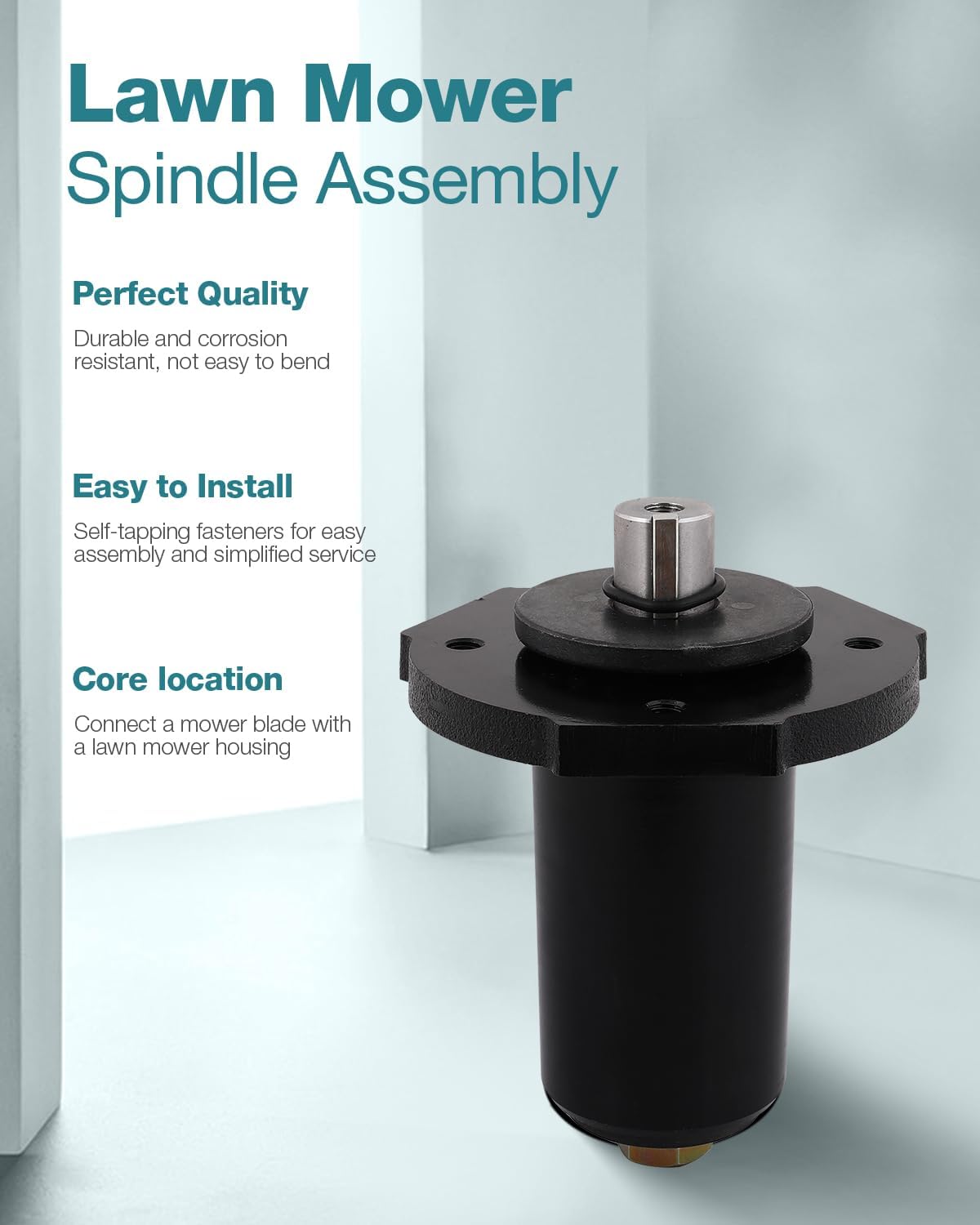 SCITOO Mower Spindle 285-358 Spindle Assembly for ARIENS Gravely: 59114000, 59201000, 59215500, 59225800, 9239400; for Oregon: 82-041; for STENS: 285-358, 285-368 of 2 pcs