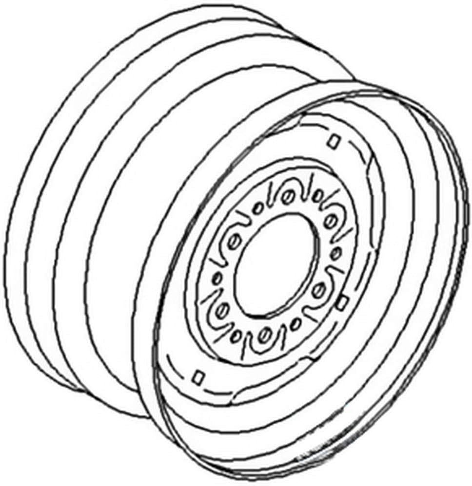 98A1566 New 15' Front Wheel Rim Fits John Deere 1010 1020 1520 2010 2020 2030 +